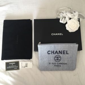 Chanel makeup pouch!