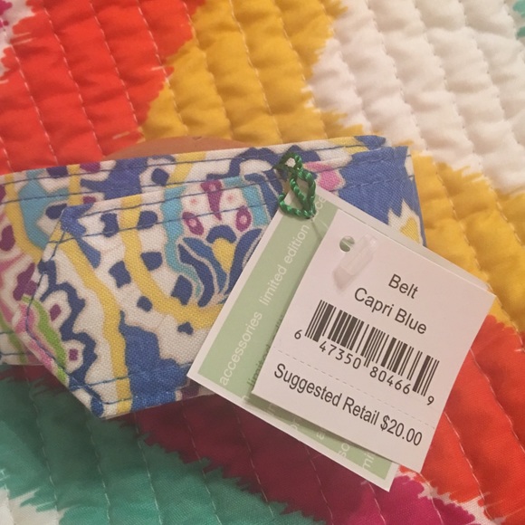 Vera Bradley Capri blue belt NWT - Picture 3 of 3