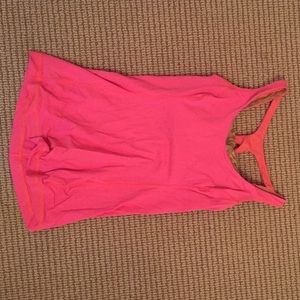 Pink lulu workout tank