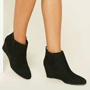 Wedge booties