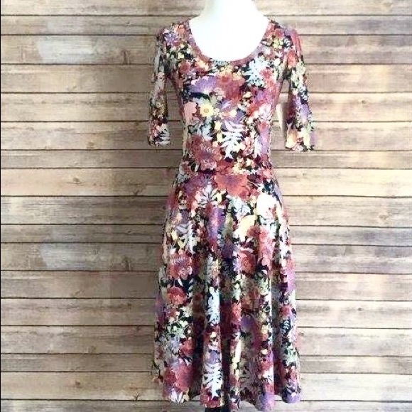 XXS LuLaRoe Nicole Dress NWOT
