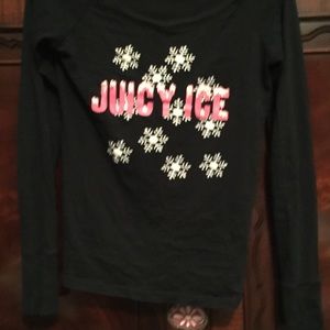 Glamorous juicy couture snowflake long sleeve