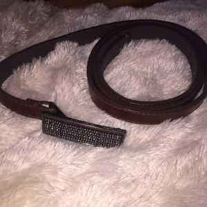 Dark brown belt