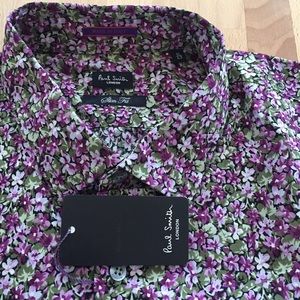 PRICE ⬇️! NWT Paul Smith Floral Button Down