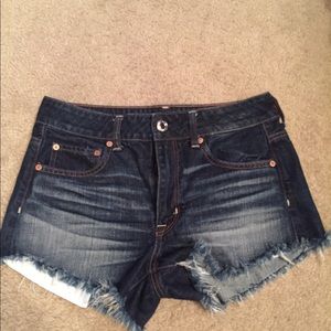 American Eagle Hi-Rise Festival Denim Shorts