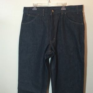 Selvage Denim Raw New Cotton Boot Straight 36W 34L