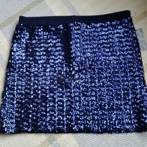 Sequin stretch skirt