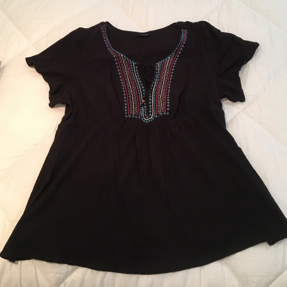 Boho empire waist top