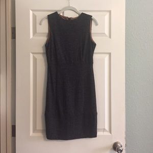 Zara Charcoal Grey Wool Dress