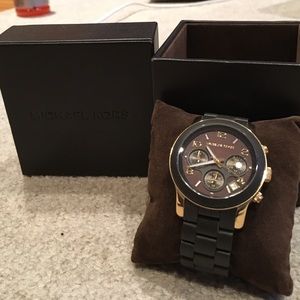 Michael Kors acrylic brown watch