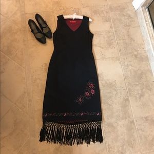 Get your flapper on with this flirty fringed dress
