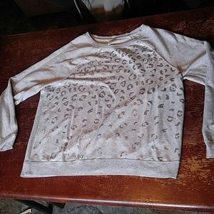 Leopard print sweater