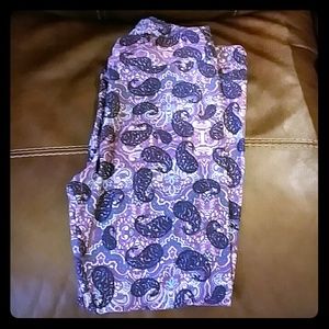LuLaRoe Paisley TC Leggings
