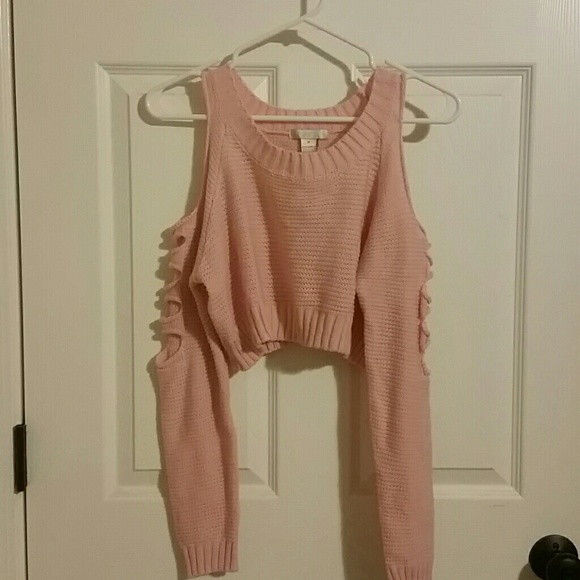 Cutout Crop Sweater