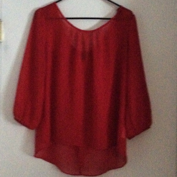 Red bow top - Picture 3 of 3