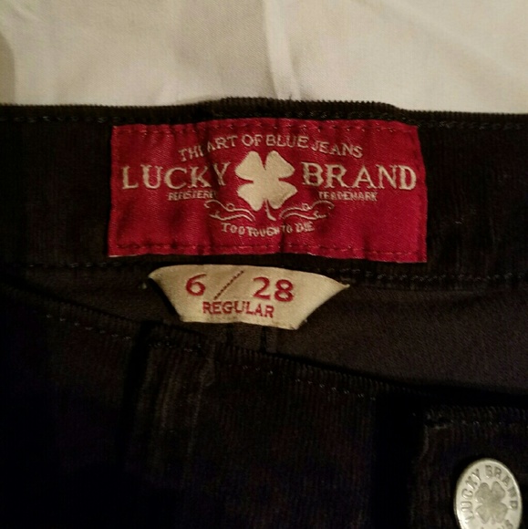 Lucky Brand  skinny corduroy jeans