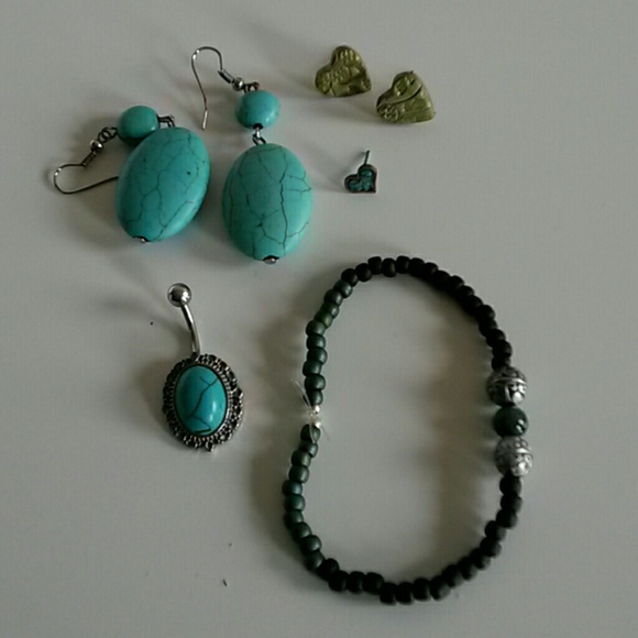 SOLD Turquoise/Mint Jewelry Set