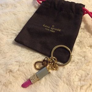 ⭐️Kate spade lipstick keychain