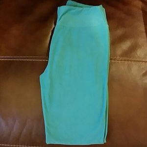 LuLaRoe OS Green Leggings