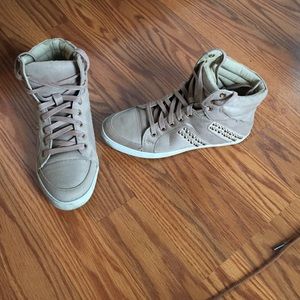Tan sneakers
