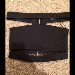 Express Med black crop