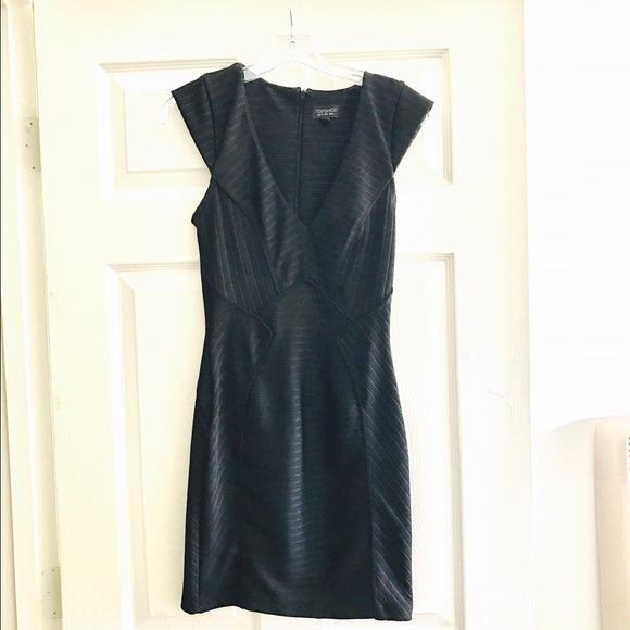 TOPSHOP black cocktail dress SIZE 2