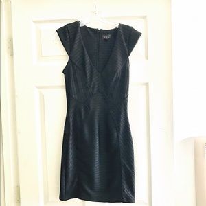 TOPSHOP black cocktail dress SIZE 2