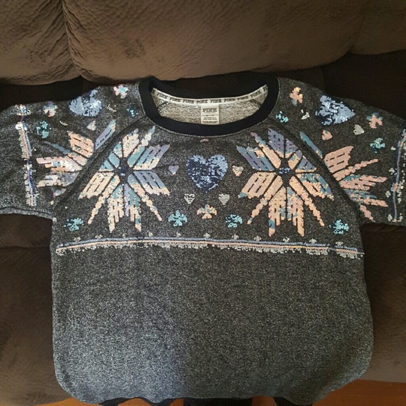 BLING SNOWFLAKE SWEATER - Picture 2 of 3