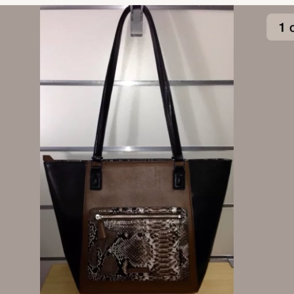 Vera Bradley Ella Tote python leather