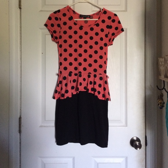 Polka for form fitting dress