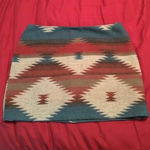 American Eagle Aztec Skirt NWOT