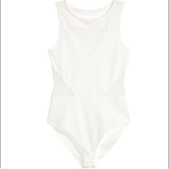 H&M bodysuit with mesh cutouts - Picture 3 of 4