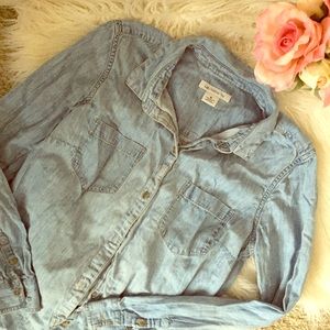 Liz Claiborne Chambray Denim Shirt