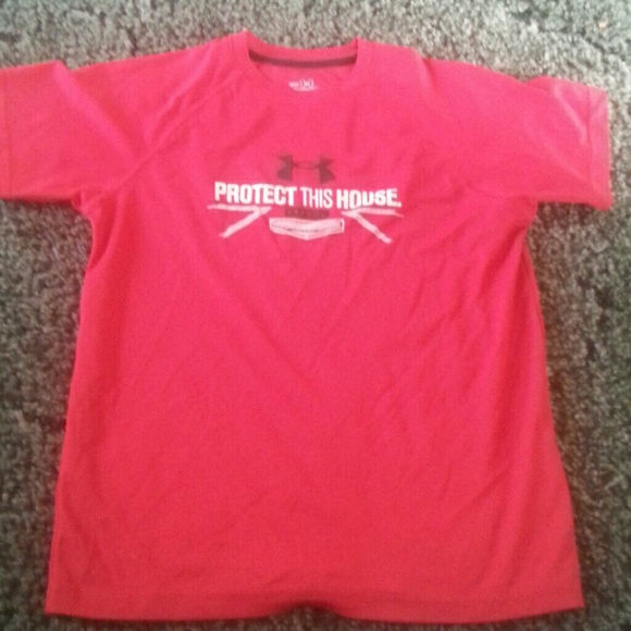 Boys under armour heat gear short sleeve tee