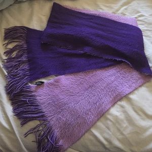 Double shade purple scarf