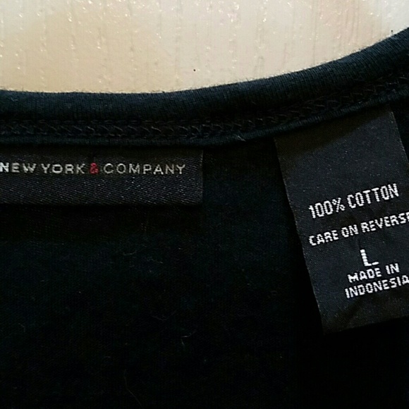 New York & Company Ladies Lace Up Tank Top - Picture 3 of 4