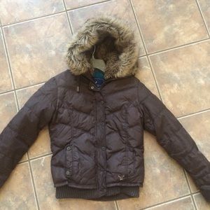 Brown winter coat