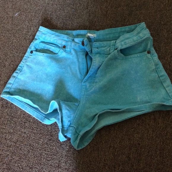 Forever 21 high waisted blue shorts
