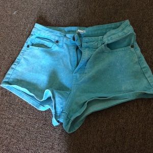 Forever 21 high waisted blue shorts
