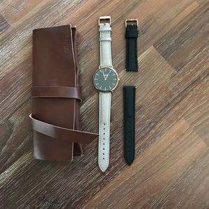 Cluse Watch Rose Gold with 2 bands