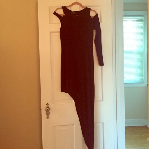 Nasty Gal Black Cut Out Dress