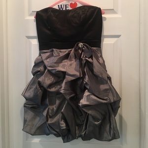 Black and Silver Holiday Dress Size 7