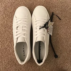 Zara White Shoes