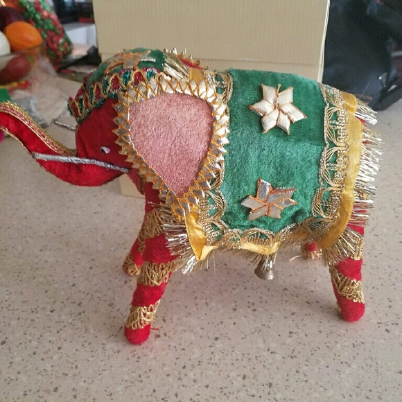 Stuffed Indian elephant
