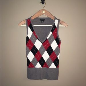 Argyle sweater vest