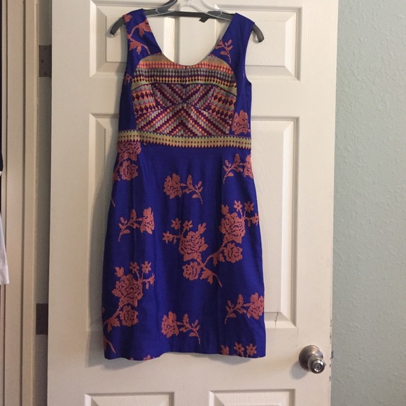 Embroidery Anthropologie Dress