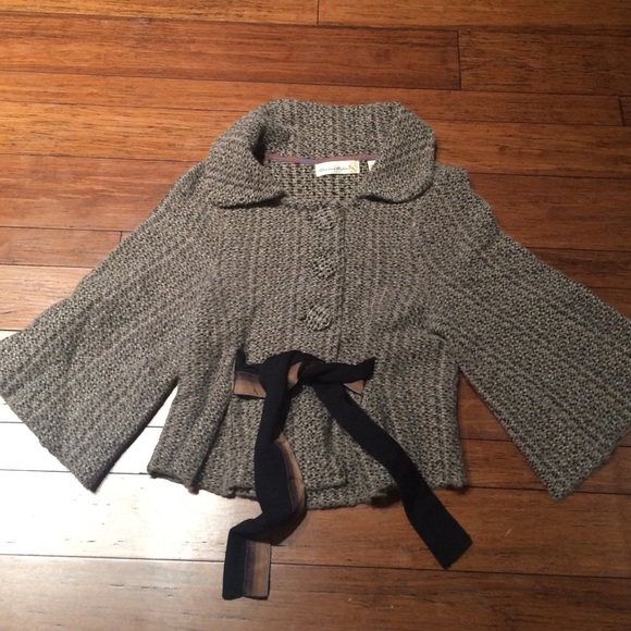 Anthropologie cape cardigan