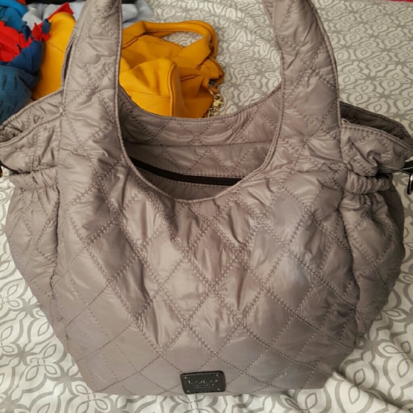 Gray lulu sport new york bag