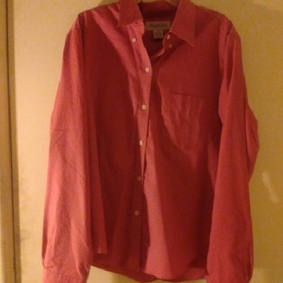 Pink button down dress men's shiet