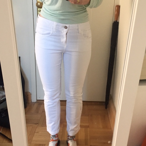 Anthropologie pilcro white jeans
